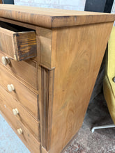 Load image into Gallery viewer, Stripped Mahogany Chest Of Drawers
