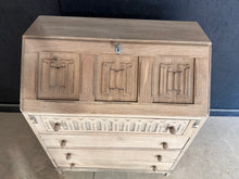 Load image into Gallery viewer, Stripped Oak Bureau
