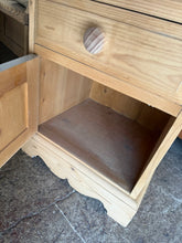 Load image into Gallery viewer, Stripped Pine Bedside

