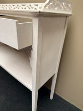 Load image into Gallery viewer, White Console Table
