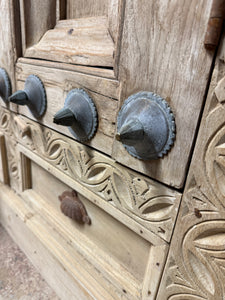 Hardwood Studded Cupboard