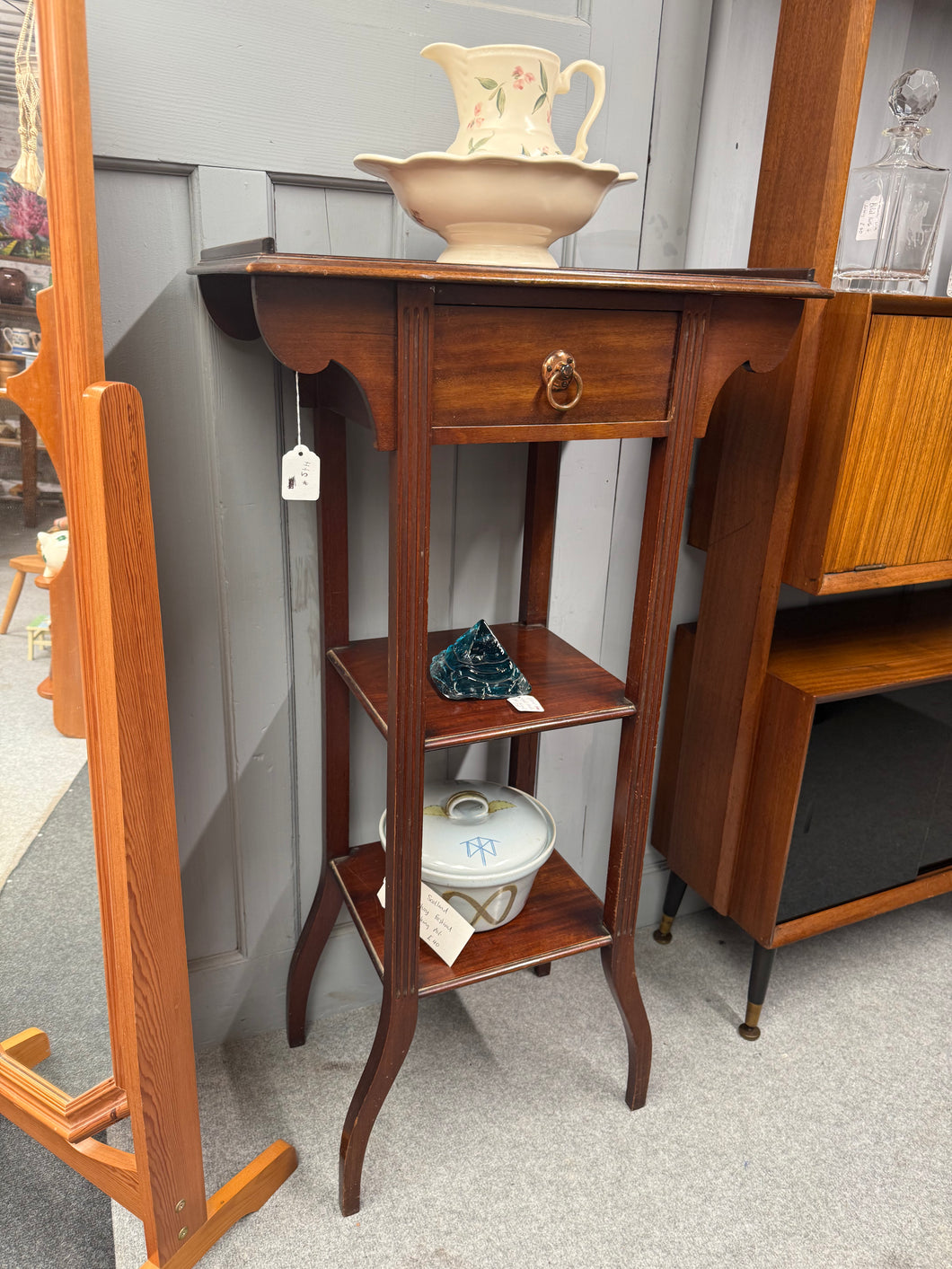 Tall Mahogany Washstand