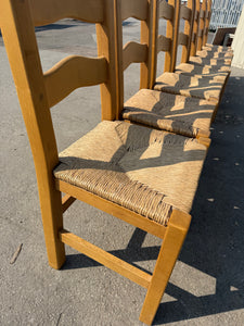 8 x Solid Pine Chairs