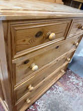 Load image into Gallery viewer, Solid Pine Chest Of Drawers
