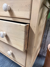 Load image into Gallery viewer, Stripped Satinwood Chest Of Drawers
