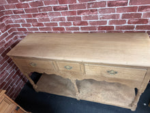 Load image into Gallery viewer, Stripped Oak Hall Table
