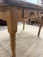 Load image into Gallery viewer, Victorian Pine Scrub Top Table
