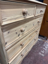 Load image into Gallery viewer, Large Stripped Pine Drawers
