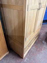 Load image into Gallery viewer, Oak Furniture Land Wardrobe
