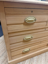 Load image into Gallery viewer, Stripped Satinwood Chest Of Drawers
