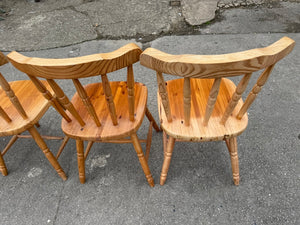 4 x Pine Kitchen Chairs