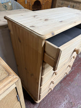 Load image into Gallery viewer, Stripped Pine Chest Of Drawers
