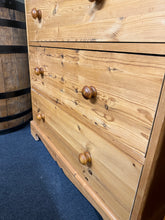 Load image into Gallery viewer, Solid Pine Chest Of Drawers

