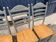 Load image into Gallery viewer, 4 x Pine Chairs
