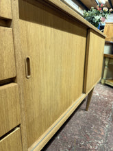 Load image into Gallery viewer, Stripped Teak Sideboard
