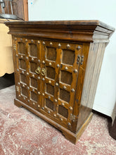 Load image into Gallery viewer, This charming wooden Spanish sideboard is sturdy and well-maintained. While it shows some signs of use, the marks are minor and add character. Inside, you&#39;ll find a single shelf perfect for extra storage.

Overall Dimensions

72.5cm wide x 34cm deep x 75cm high

DELIVERY AVAILABLE      

For our other items see our website https://fossewayfurniture.co.uk

collection from our shop at cv36, our collection zone at bs36 or otherwise delivery is available

