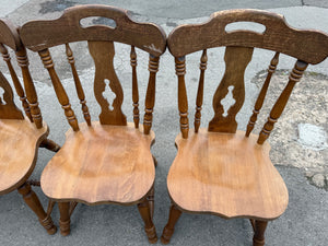 4 x Wooden Chairs