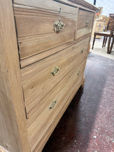 Load image into Gallery viewer, Stripped Satinwood Chest Of Drawers
