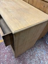 Load image into Gallery viewer, Stripped Oak Chest Of Drawers
