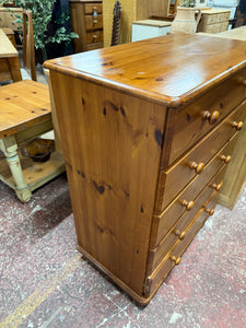 Solid Pine Chest Of Drawers
