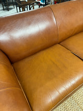 Load image into Gallery viewer, Tan Leather Sofa

