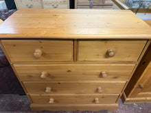 Load image into Gallery viewer, Solid Pine Chest Of Drawers
