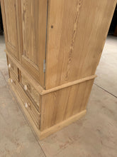 Load image into Gallery viewer, Stripped Pine Wardrobe
