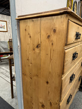 Load image into Gallery viewer, Antique Pine Chest Of Drawers
