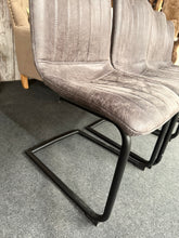 Load image into Gallery viewer, 4 x Grey Dining Chairs
