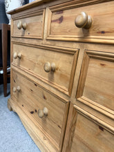 Load image into Gallery viewer, Vintage Pine Chest Of Drawers

