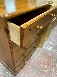 Solid Pine Chest Of Drawers