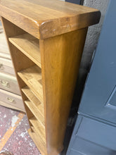 Load image into Gallery viewer, Narrow Oak Bookcase
