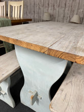 Load image into Gallery viewer, Pine Table &amp; Bench Set
