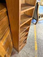 Load image into Gallery viewer, Narrow Pine Bookcase
