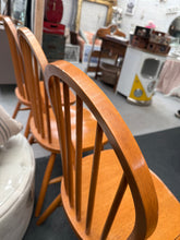 Load image into Gallery viewer, 4 x Pine Dining Chairs
