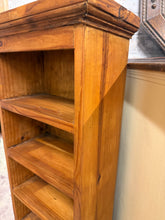 Load image into Gallery viewer, Narrow Pine Bookcase
