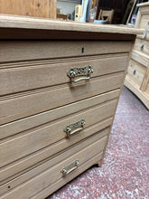 Load image into Gallery viewer, Stripped Oak Chest Of Drawers
