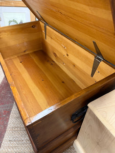 Solid Pine Blanket Box