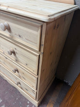Load image into Gallery viewer, Large Stripped Pine Drawers

