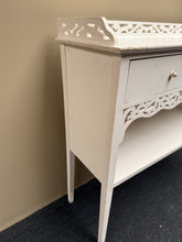 Load image into Gallery viewer, White Console Table
