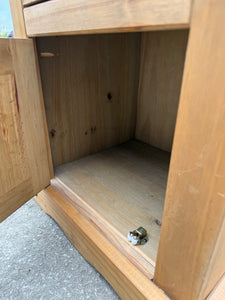 2 x Pine Bedsides