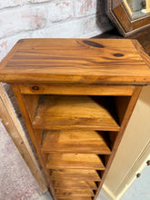 Load image into Gallery viewer, Narrow Pine Bookcase
