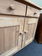 Load image into Gallery viewer, Stripped Pine Sideboard
