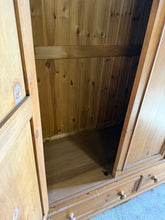 Load image into Gallery viewer, Vintage Pine Wardrobe

