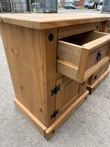 2 x Pine Bedsides