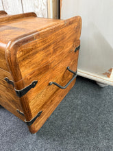Load image into Gallery viewer, Hardwood Blanket Box
