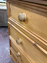 Load image into Gallery viewer, Vintage Pine Chest Of Drawers
