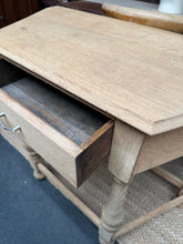 Load image into Gallery viewer, Stripped Oak Hall Table
