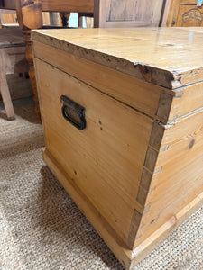 Antique Pine Blanket Box