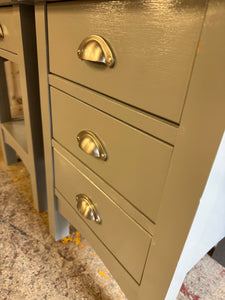 2 x Grey Bedsides